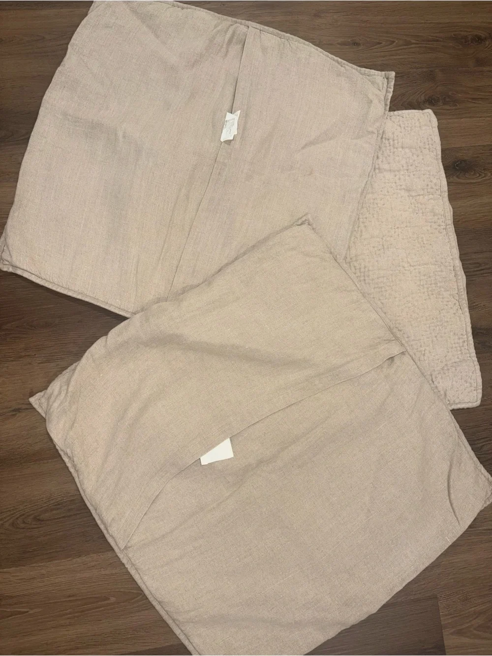 3 Restoration Hardware quilted Sham pillow covers